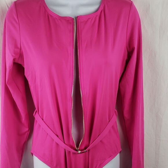 Michael Kors Women's 12 Hot Pink One Piece Swimwear - Picture 10 of 12